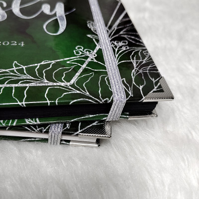 Libro de Firmas XV Años - Verde y Plateado