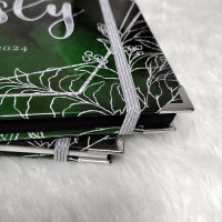 Libro de Firmas XV Años - Verde y Plateado