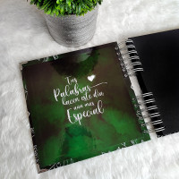 Libro de Firmas XV Años - Verde y Plateado