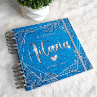 Libro de Firmas XV Años - Azul y Plata