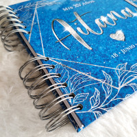 Libro de Firmas XV Años - Azul y Plata