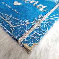 Libro de Firmas XV Años - Azul y Plata