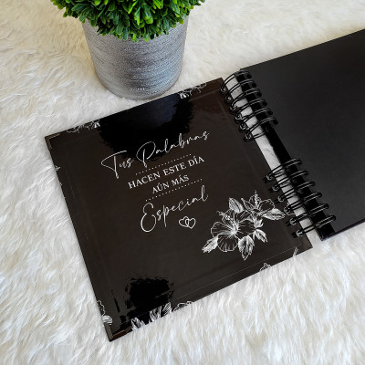 Libro de Firmas de Boda - Negro y Blanco Libro de Firmas de Boda - Negro y Blanco