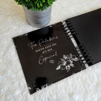 Libro de Firmas de Boda - Negro y Blanco