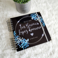 Libro de Firmas XV Años - Negro y Azul