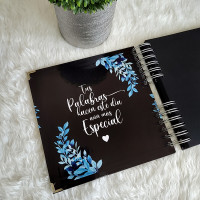 Libro de Firmas XV Años - Negro y Azul