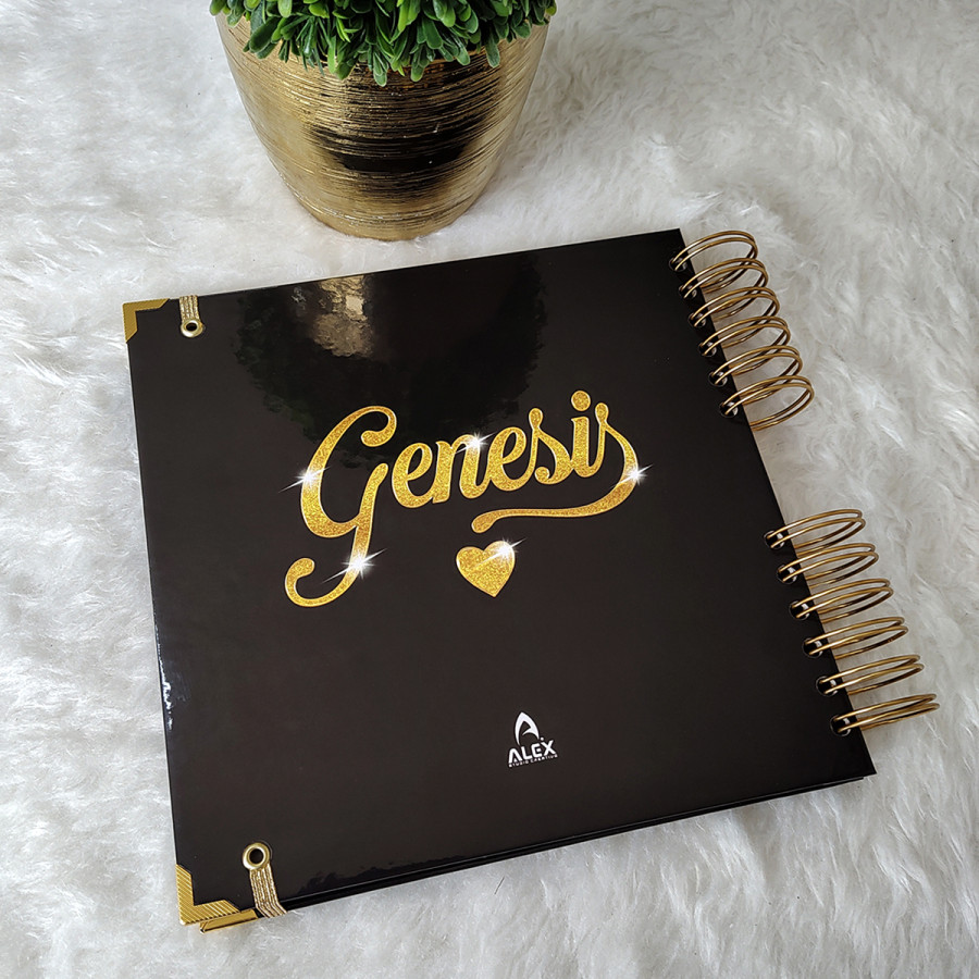 Libro de Firmas XV Años - Negro y Dorado