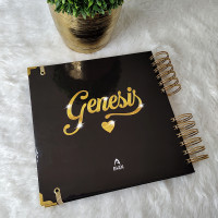 Libro de Firmas XV Años - Negro y Dorado