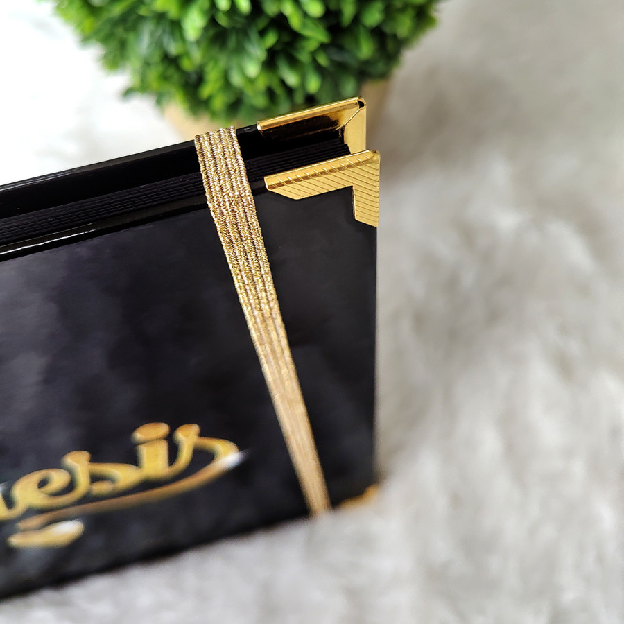 Libro de Firmas XV Años - Negro y Dorado