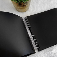 Libro de Firmas de Boda - Negro, Plata y Azul