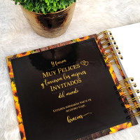 Libro de Firmas de Boda - Girasoles