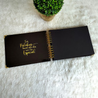 Libro de Firmas de Boda - Negro y Dorado 2