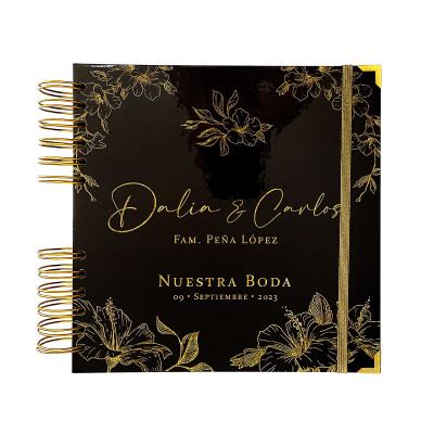 Libro de Firmas de Boda - Negro y Dorado 3 Libro de Firmas de Boda - Negro y Dorado 3