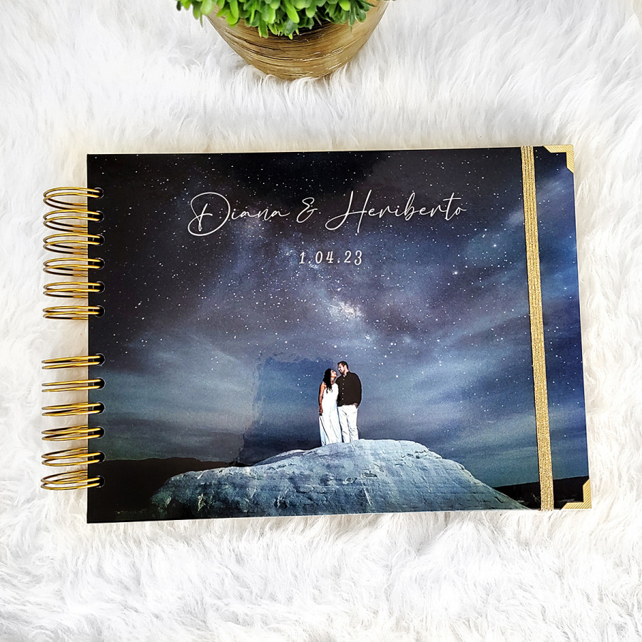 Libro de Firmas de Boda - Fotografía Novios