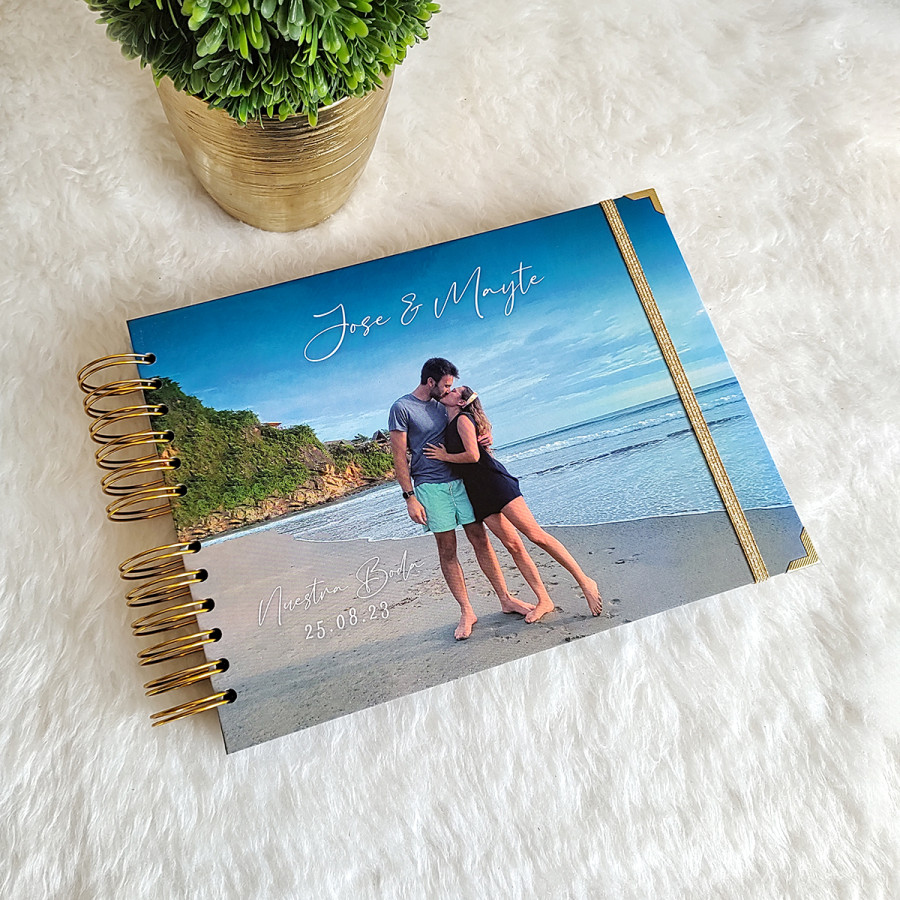 Libro de Firmas de Boda - Fotografía Novios