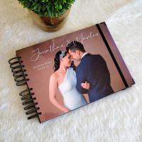Libro de Firmas de Boda - Fotografía Novios