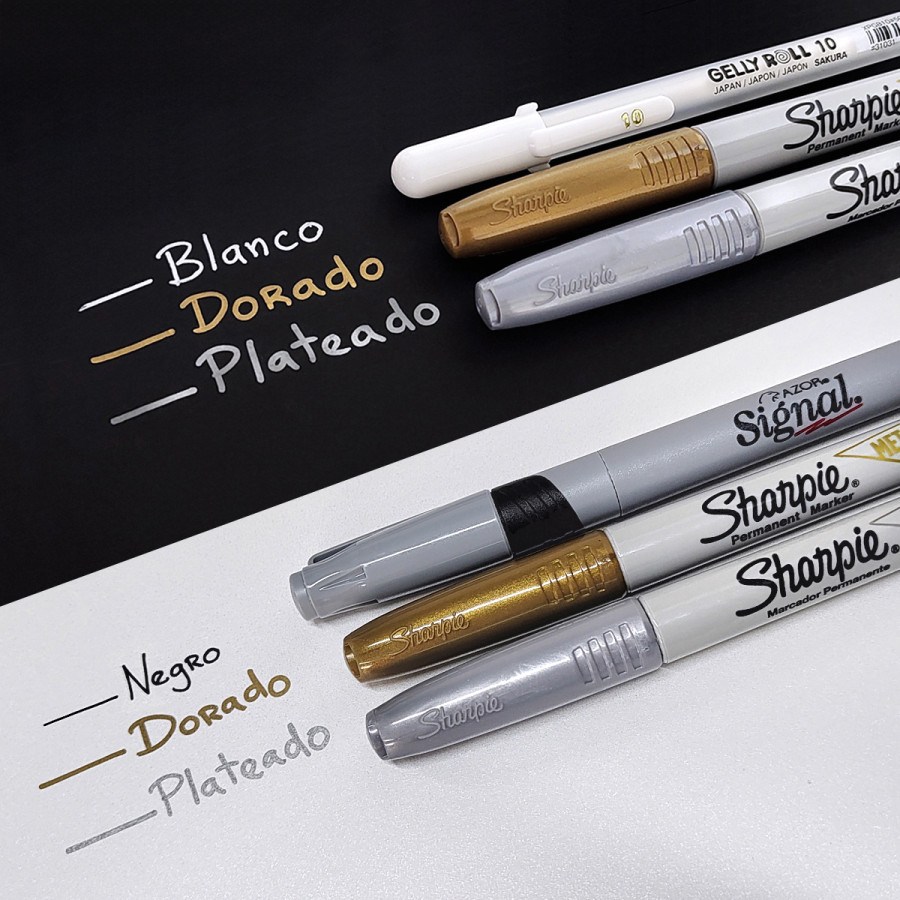 Pack 3 Marcadores (plumones) para Firmas