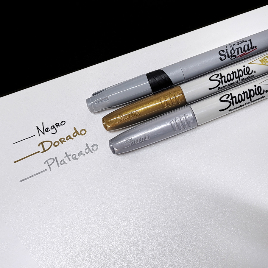 Pack 3 Marcadores (plumones) para Firmas