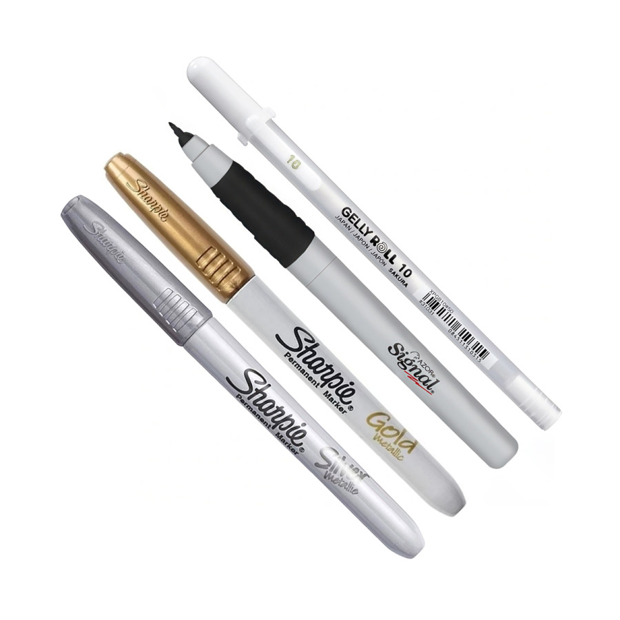 Pack 3 Marcadores (plumones) para Firmas