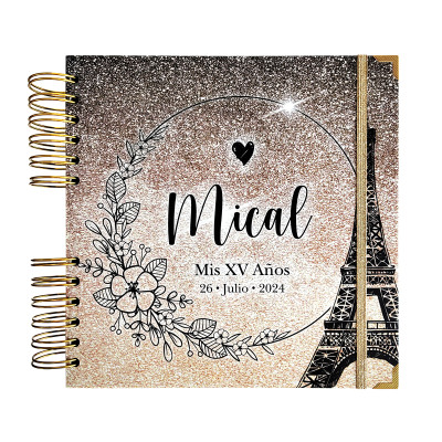 Álbum de Firmas XV Años - Encanto Parisino