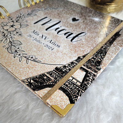 Álbum de Firmas XV Años - Encanto Parisino