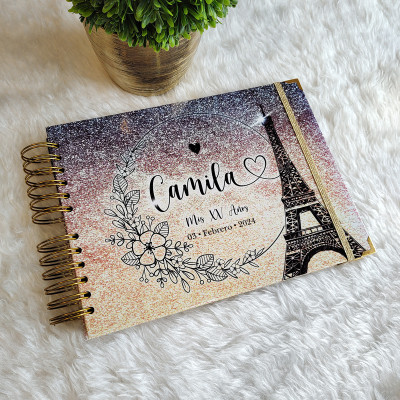 Álbum de Firmas XV Años - Encanto Parisino