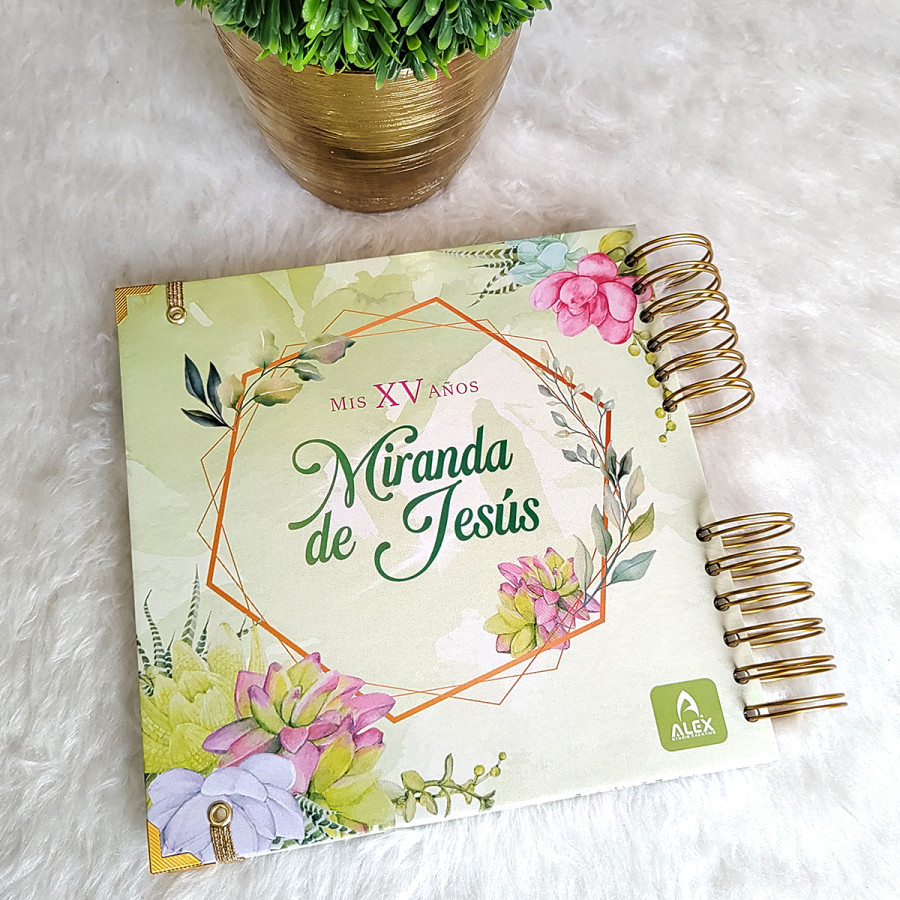 Álbum de Firmas XV Años - Floral Suculentas Álbum de Firmas XV Años - Floral Suculentas