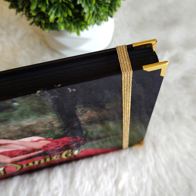 Guestbook XV Años - Foto en Portada y Nombre en Dorado