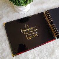 Guestbook XV Años - Foto en Portada y Nombre en Dorado