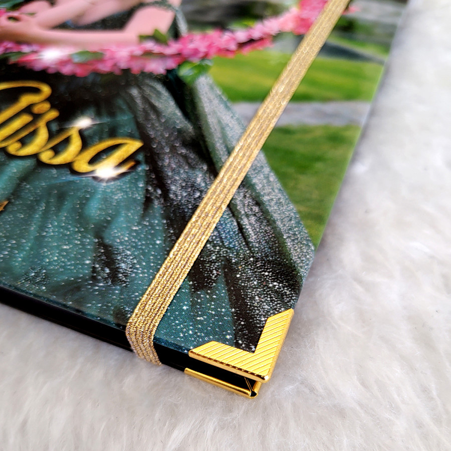 Guestbook XV Años - Foto en Portada y Nombre en Dorado