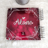 Libro de Firmas XV Años - Rojo Vino y Plata