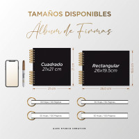 Marmol Blanco 01 - Libro de Firmas Boda