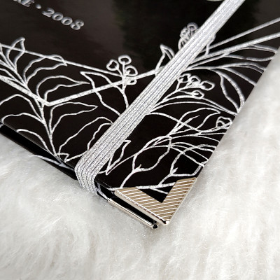 Libro de Firmas XV Años - Negro y Plateado