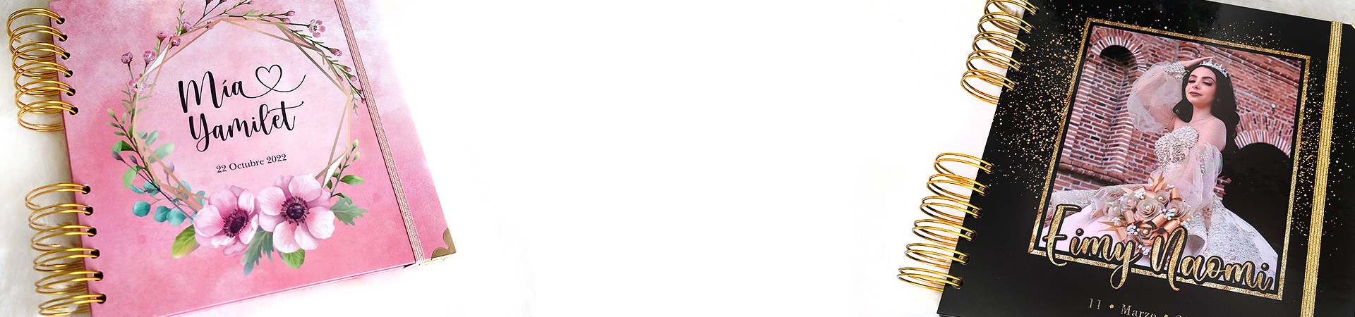 Libro de Firmas Guestbook Personalizado para XV Años